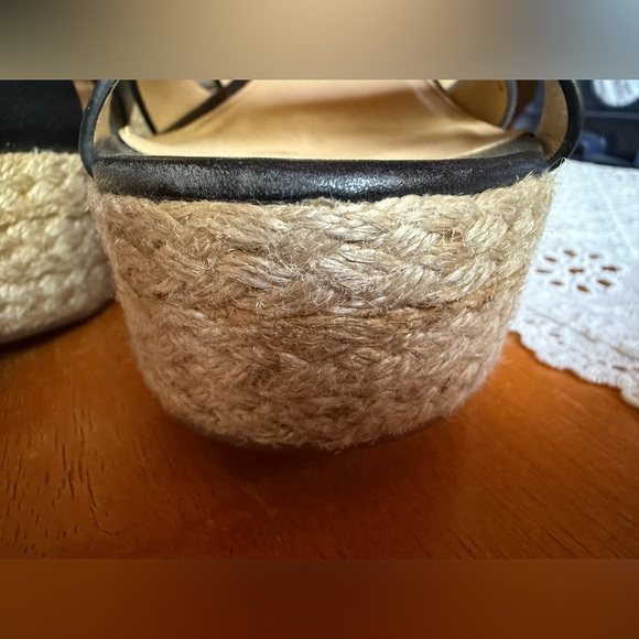 Michael Kors Black wedges size 9 1/2 - Picture 6 of 6